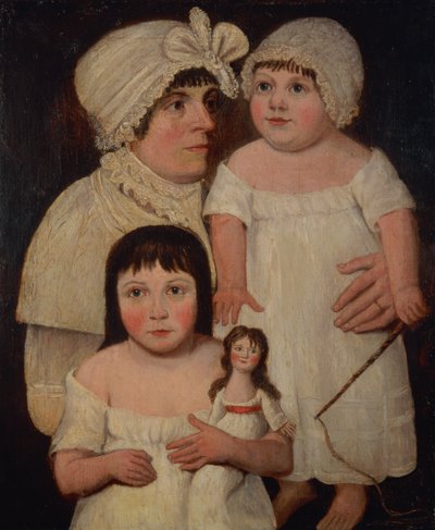 Groupe familial, vers 1810 - English School